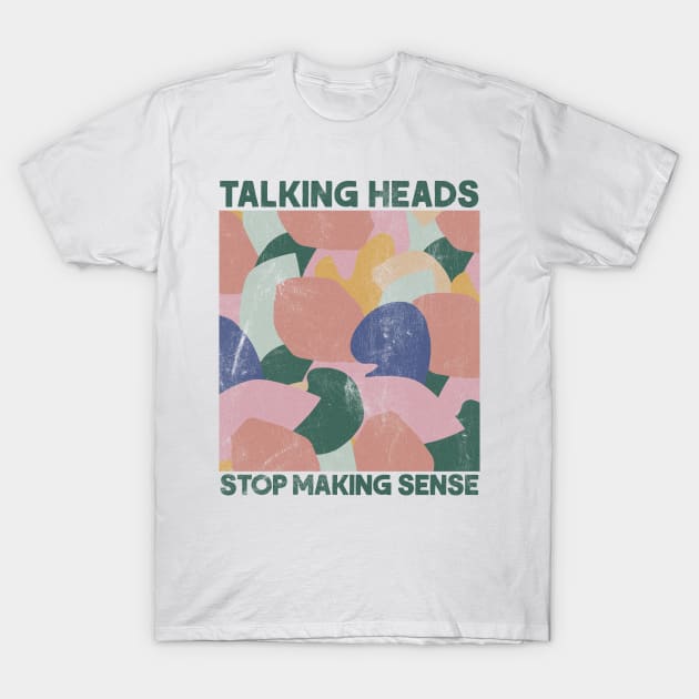 Talking Heads ---- Original Retro Fan Art T-Shirt by CultOfRomance